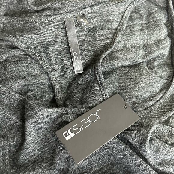 Joe's Jeans Racerback Heather Knit Grey Jumpsuit Lounge Wear Wide Leg Size S - Picture 8 of 9